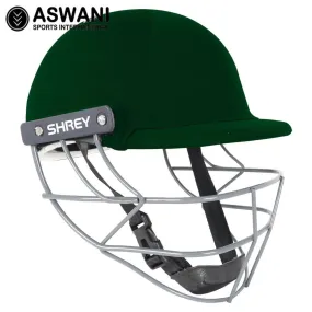 2024 Shrey Performance 2.0 Cricket Helmet,  Steel Grill, Green