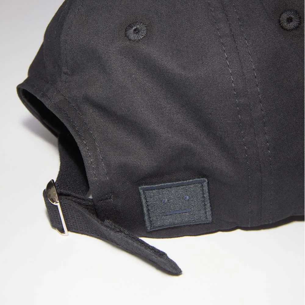 Acne Studios TWILL BASEBALL CAP, Black 