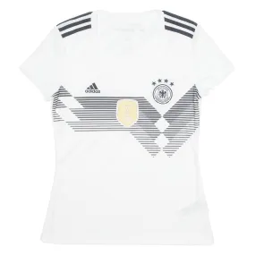 ADIDAS GERMANY FC Womens Football Shirt Jersey White M