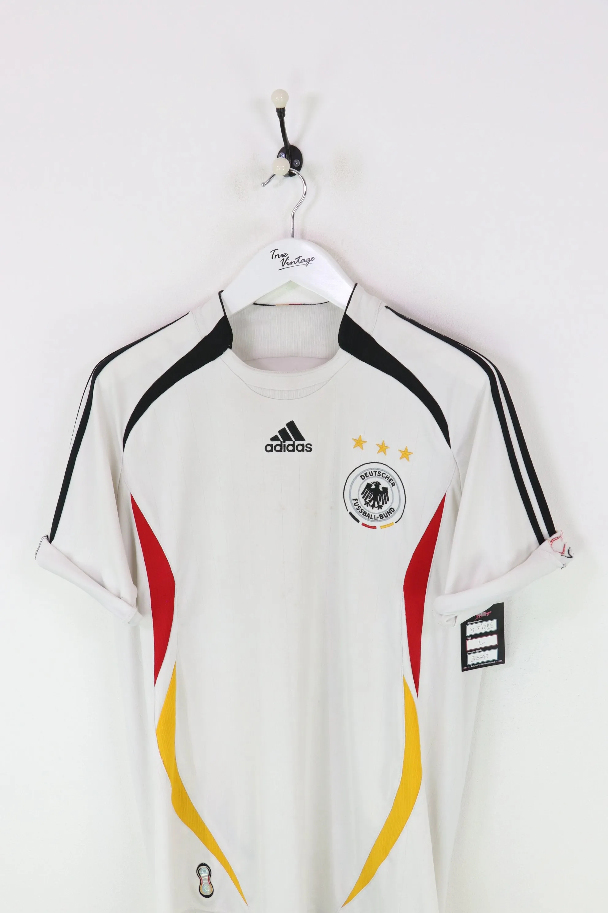 Adidas Germany Football Shirt White Large