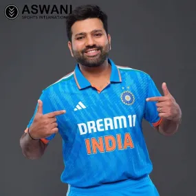 adidas India Match Jersey, Mens One Day ODI Tri-Colour Player Edition Cricket Shirt 2023