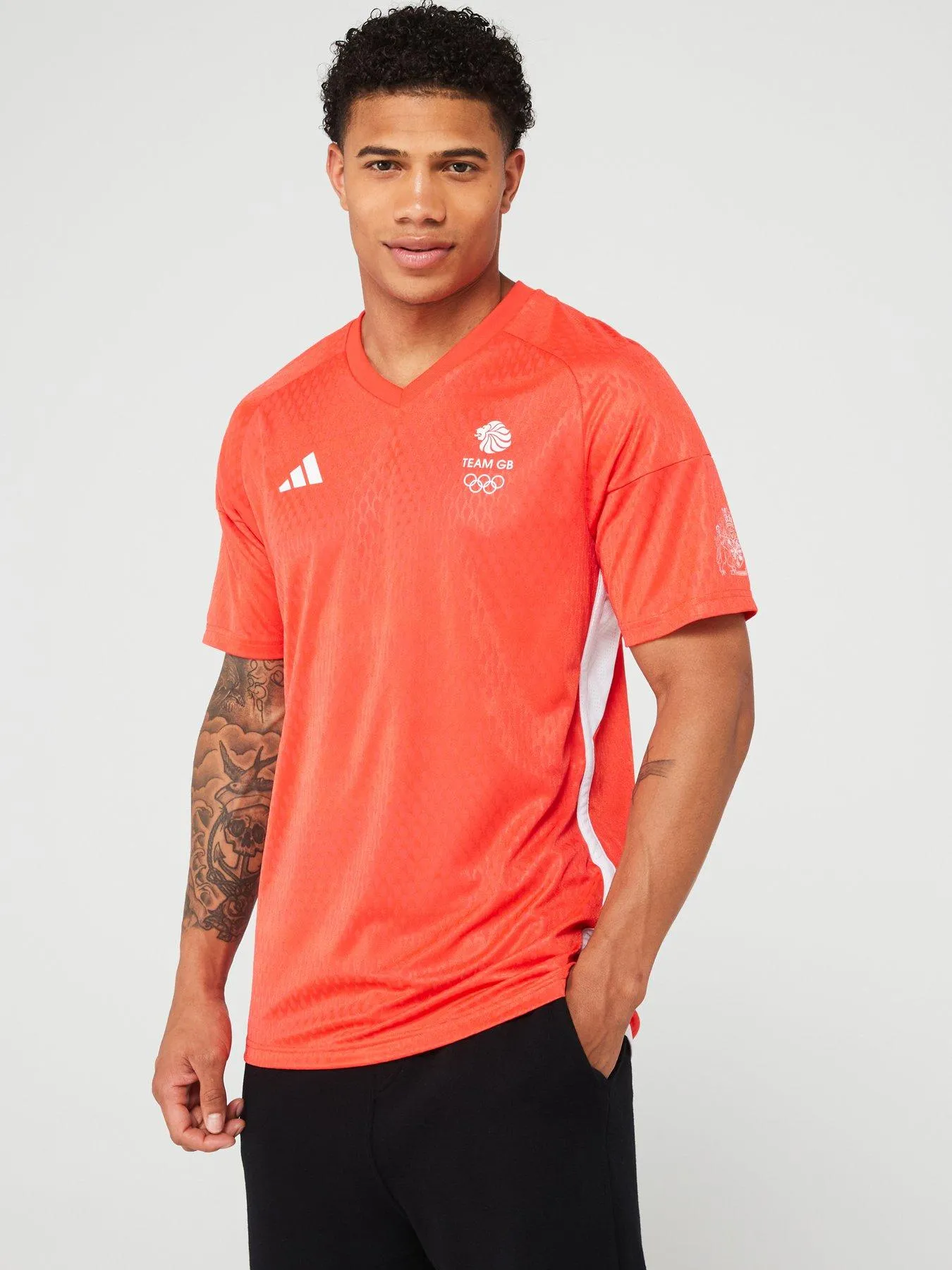 adidas Mens Team Gb Football Jersey - Red