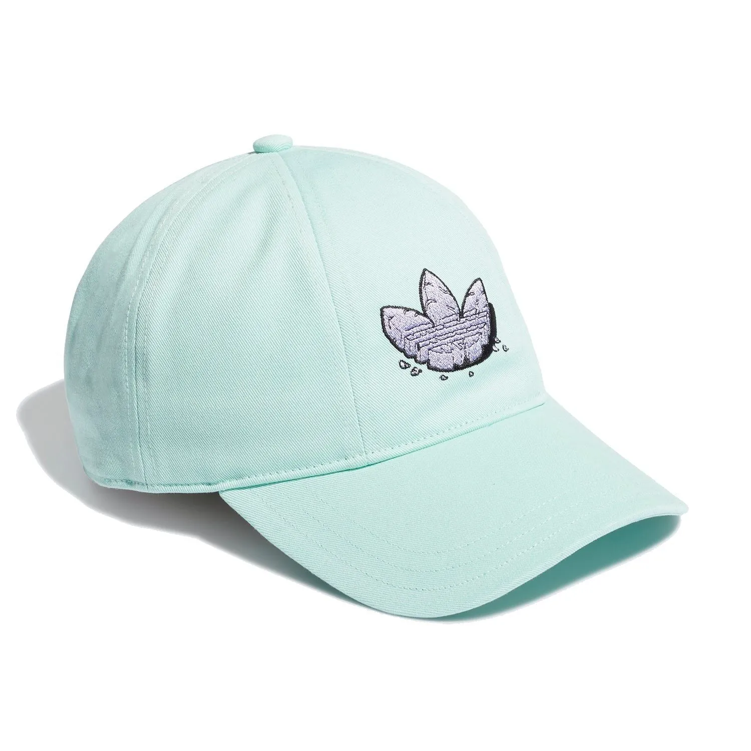 adidas Originals Dino Graphic Baseball Hat - Clear Mint / Light Purple