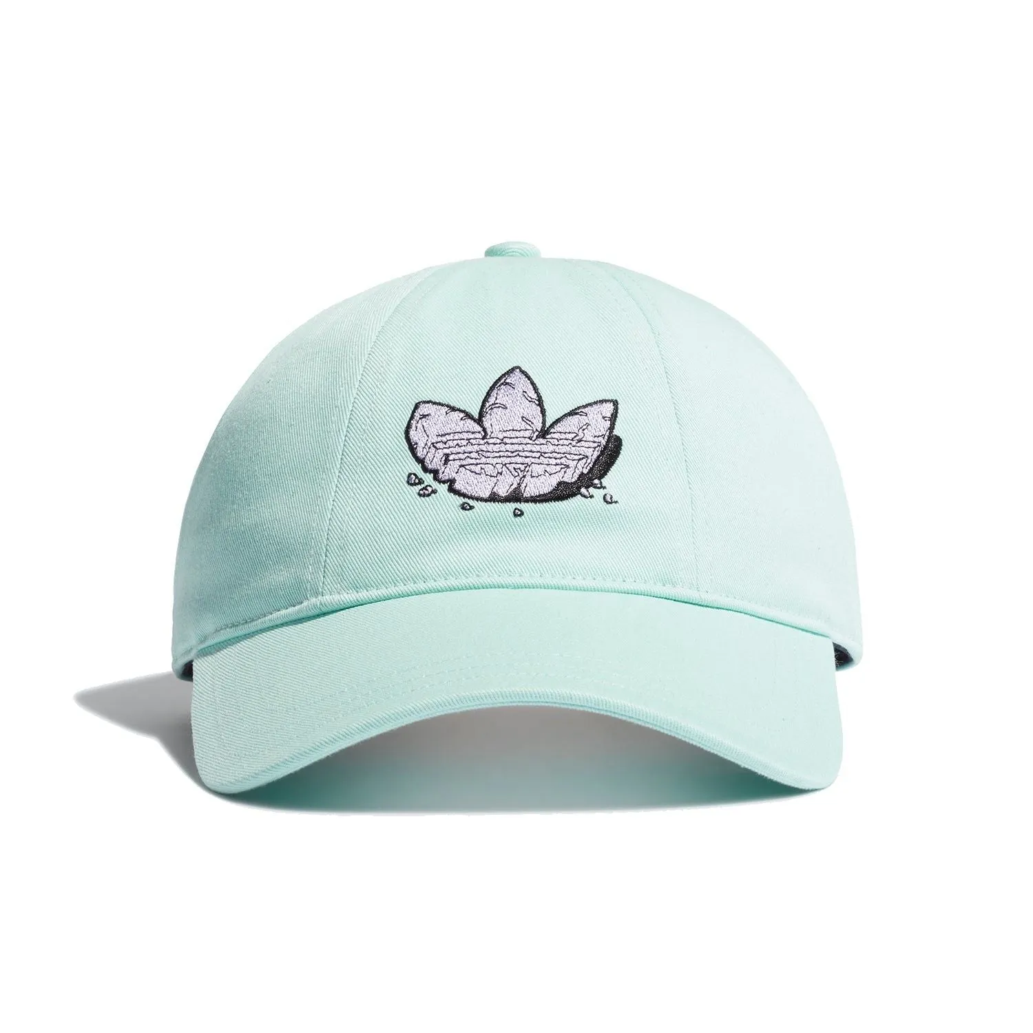 adidas Originals Dino Graphic Baseball Hat - Clear Mint / Light Purple