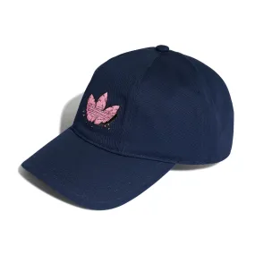 adidas Originals Dino Graphic Baseball Hat - Navy / Solar Pink