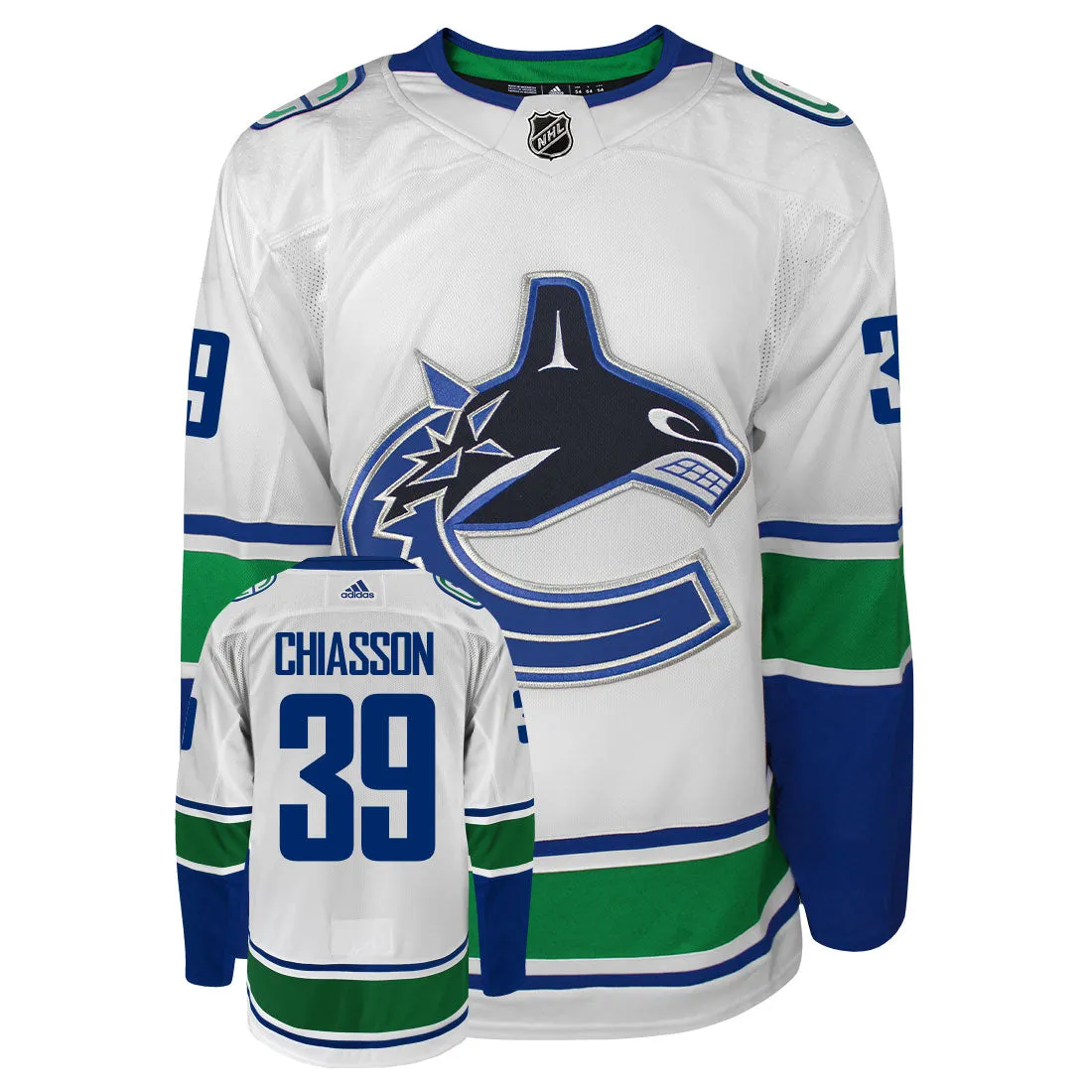 Alex Chiasson Vancouver Canucks Adidas Primegreen Authentic NHL Hockey Jersey     