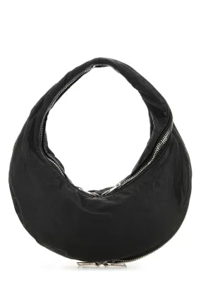 Alexander Wang Black Leather Twisty Shoulder Bag