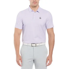 All-Over Pete Print Golf Polo Shirt In Lavender