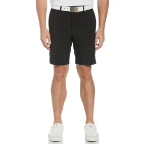 Allover Embroidered Pete 9 Golf Short In Caviar