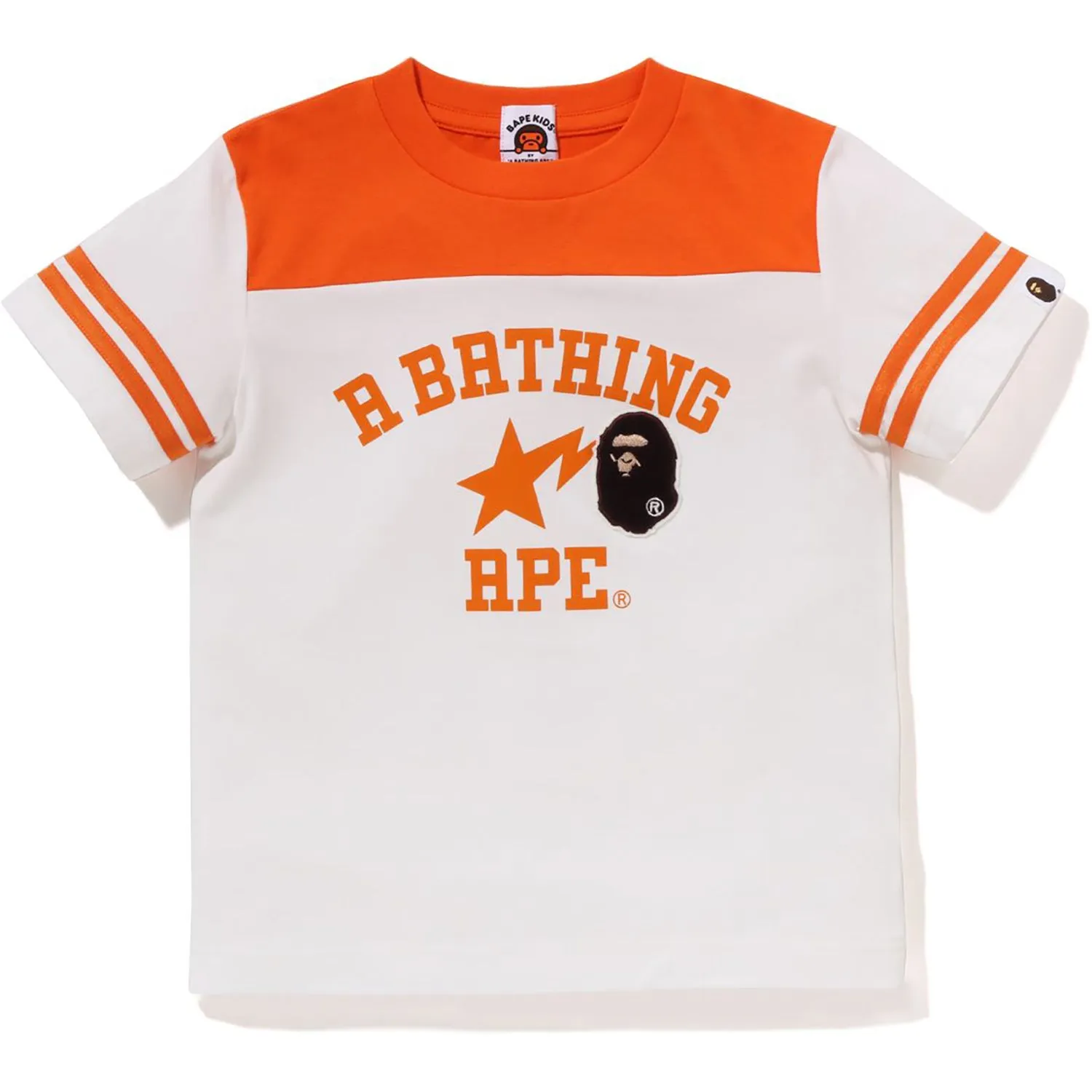 APE HEAD PATCH FOOTBALL TEE KIDS