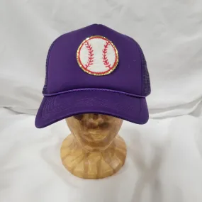 Baseball Chenille Patch - Trucker Cap