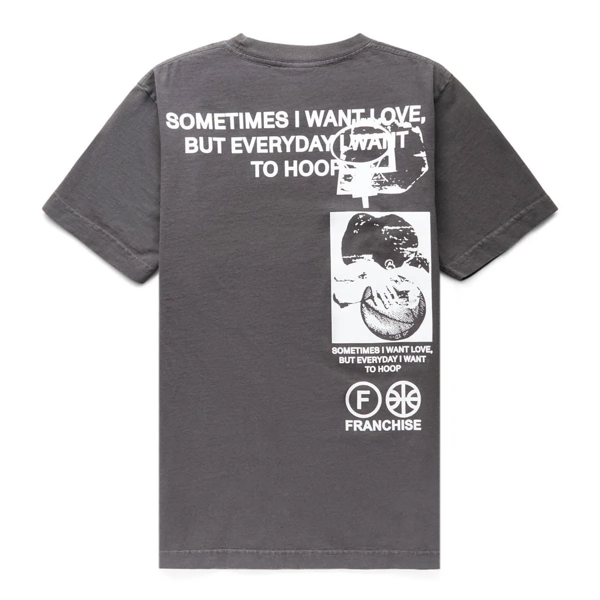 BASKETBALL FANTASIES T-SHIRT WASHED BLACK | Bodega