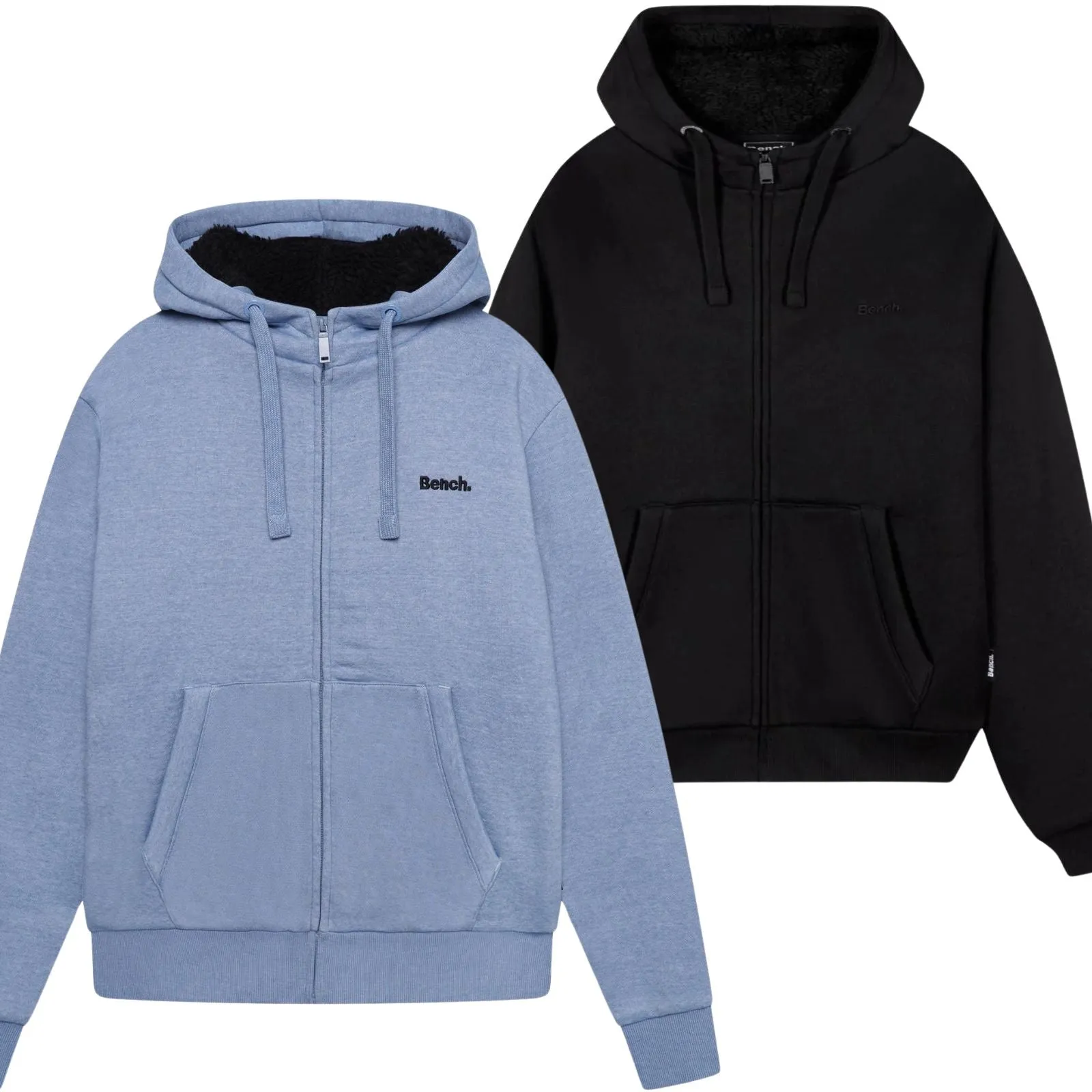 Bench Mens Baraz Zip Up Hoodie