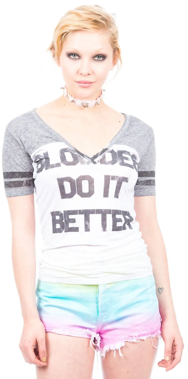 Blondes Do It Better Football Tee-