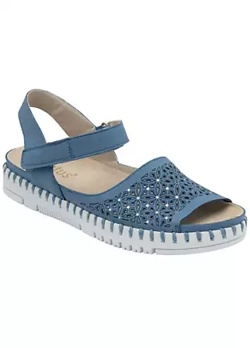 Blue Berna Sandals by Lotus | Look Again