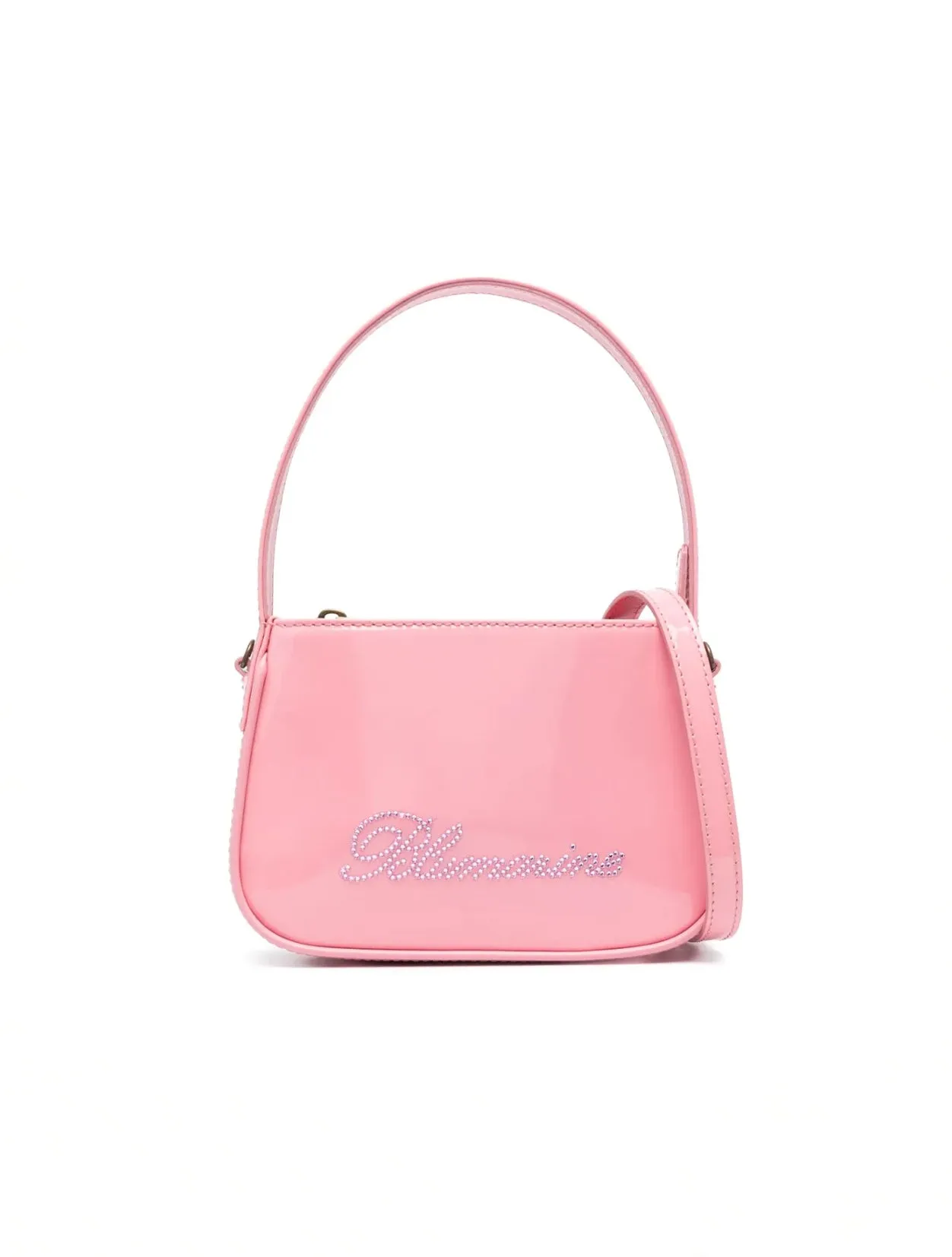 Blumarine Pink Patent Crossbody Bag