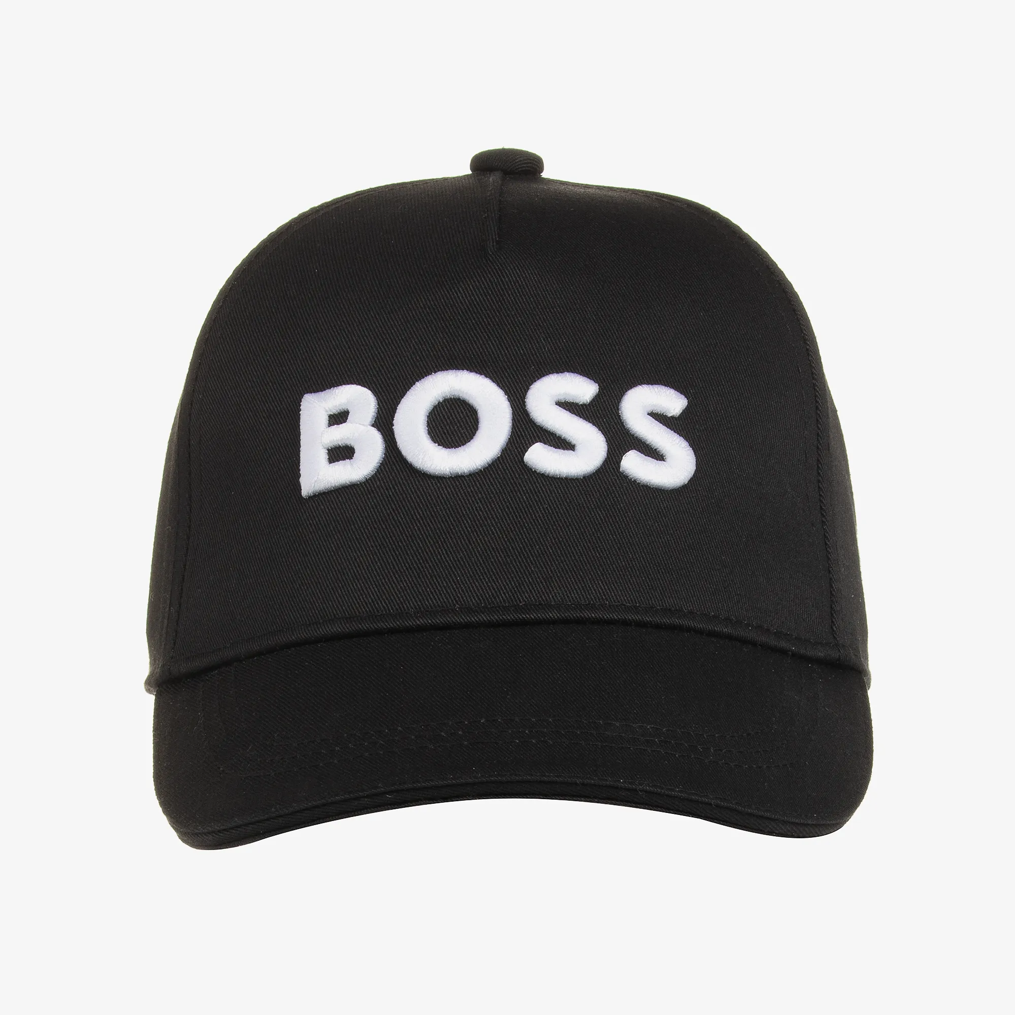 Boys Black Twill Baseball Cap