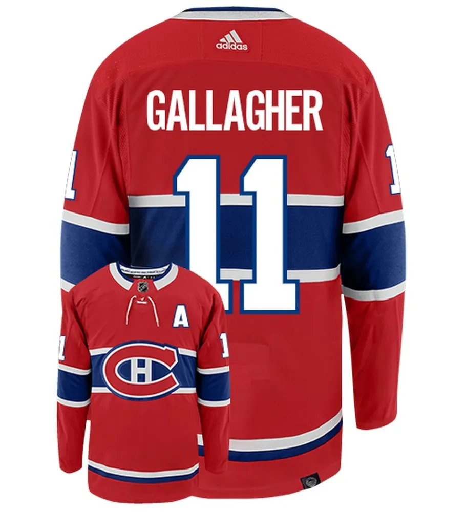 Brendan Gallagher Montreal Canadiens Adidas Primegreen Authentic NHL Hockey Jersey     