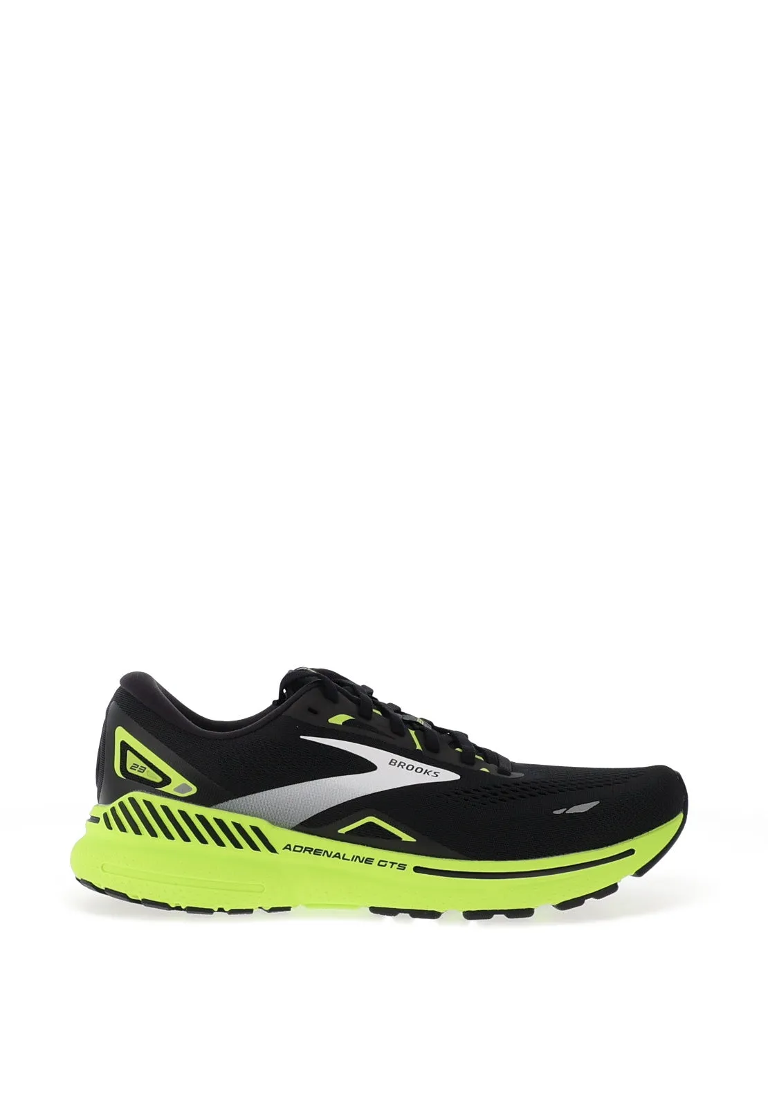 Brooks Adrenaline GTS 23 Trainers, Black & Green