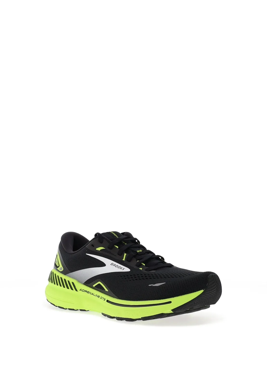 Brooks Adrenaline GTS 23 Trainers, Black & Green