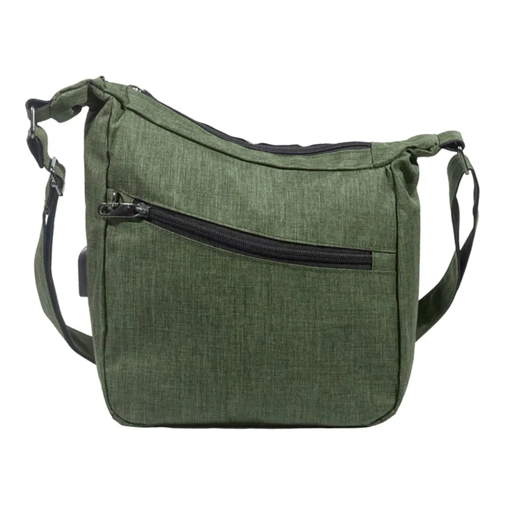 CALLA ANTITHEFT CROSSBODY BAG OLIVE