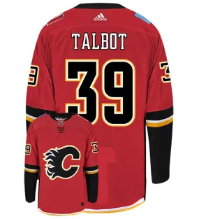 Cam Talbot Calgary Flames Adidas Authentic Home NHL Hockey Jersey     