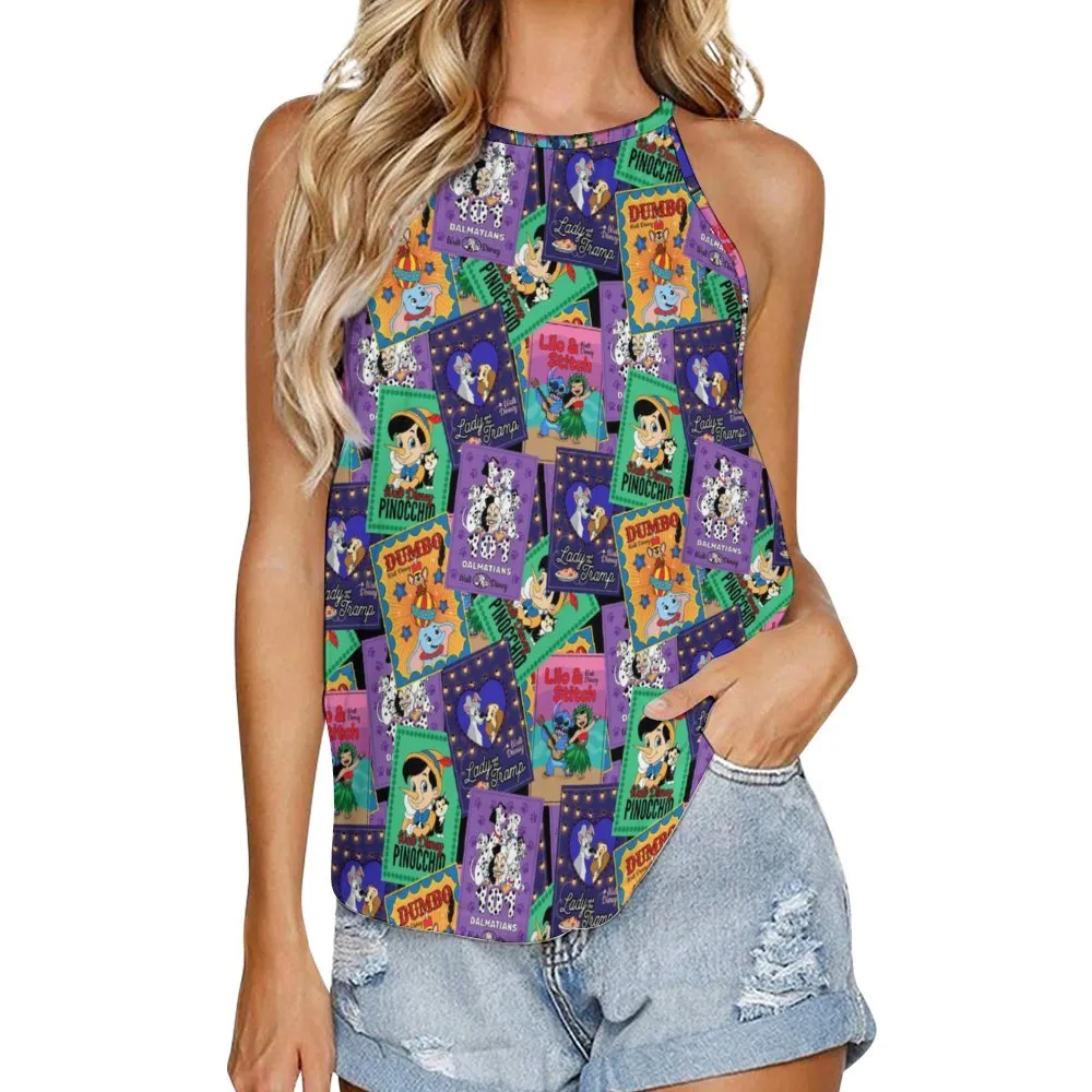 Classic Posters Women's Round-Neck Vest Tank Top