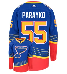 Colton Parayko St Louis Blues Adidas Authentic Retro NHL Hockey Jersey     