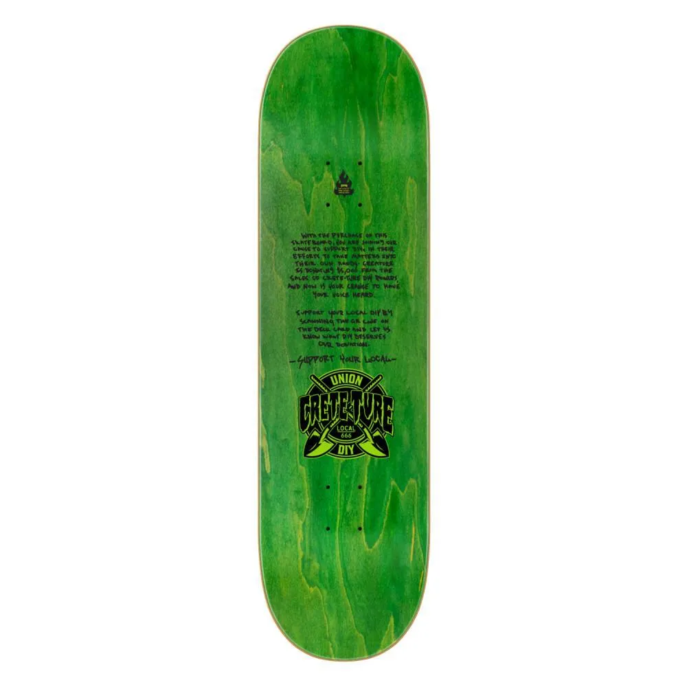 Creature Skateboard Deck Crete-Ture DIY SM Multi 8.6