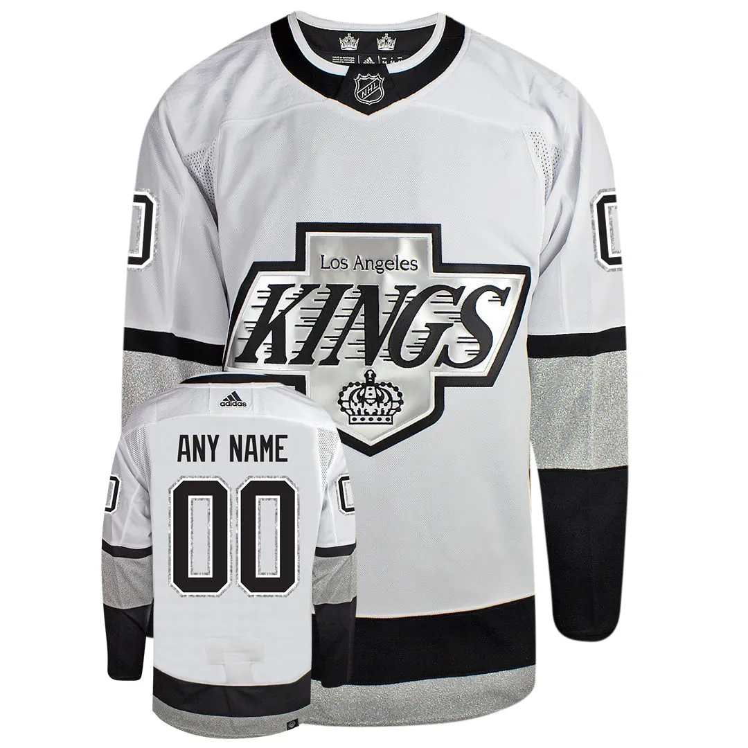 Customizable Los Angeles Kings Adidas Primegreen Authentic NHL Hockey Jersey     