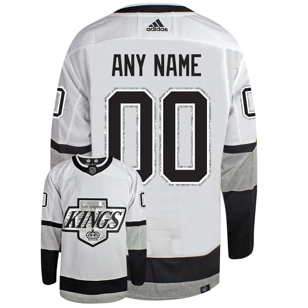 Customizable Los Angeles Kings Adidas Primegreen Authentic NHL Hockey Jersey     