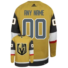 Customizable Vegas Golden Knights Adidas Primegreen Authentic NHL Hockey Jersey     