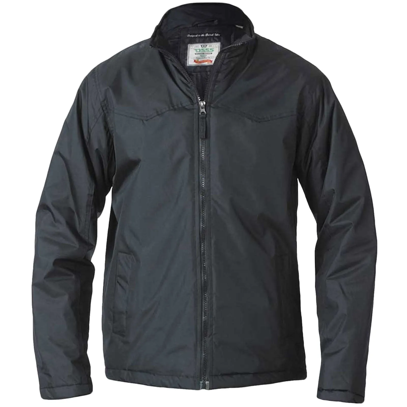 D555 Mens Rayford Big & Tall Light Padded Jacket - Black