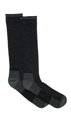 Darn Tough Men's Westerner Charcoal Over-the-Calf Lightweight Work Boot Socks - Large