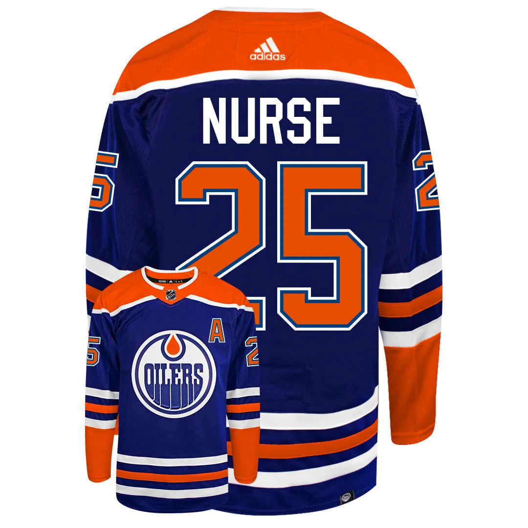 Darnell Nurse Edmonton Oilers 2022 Adidas Primegreen Authentic NHL Hockey Jersey     