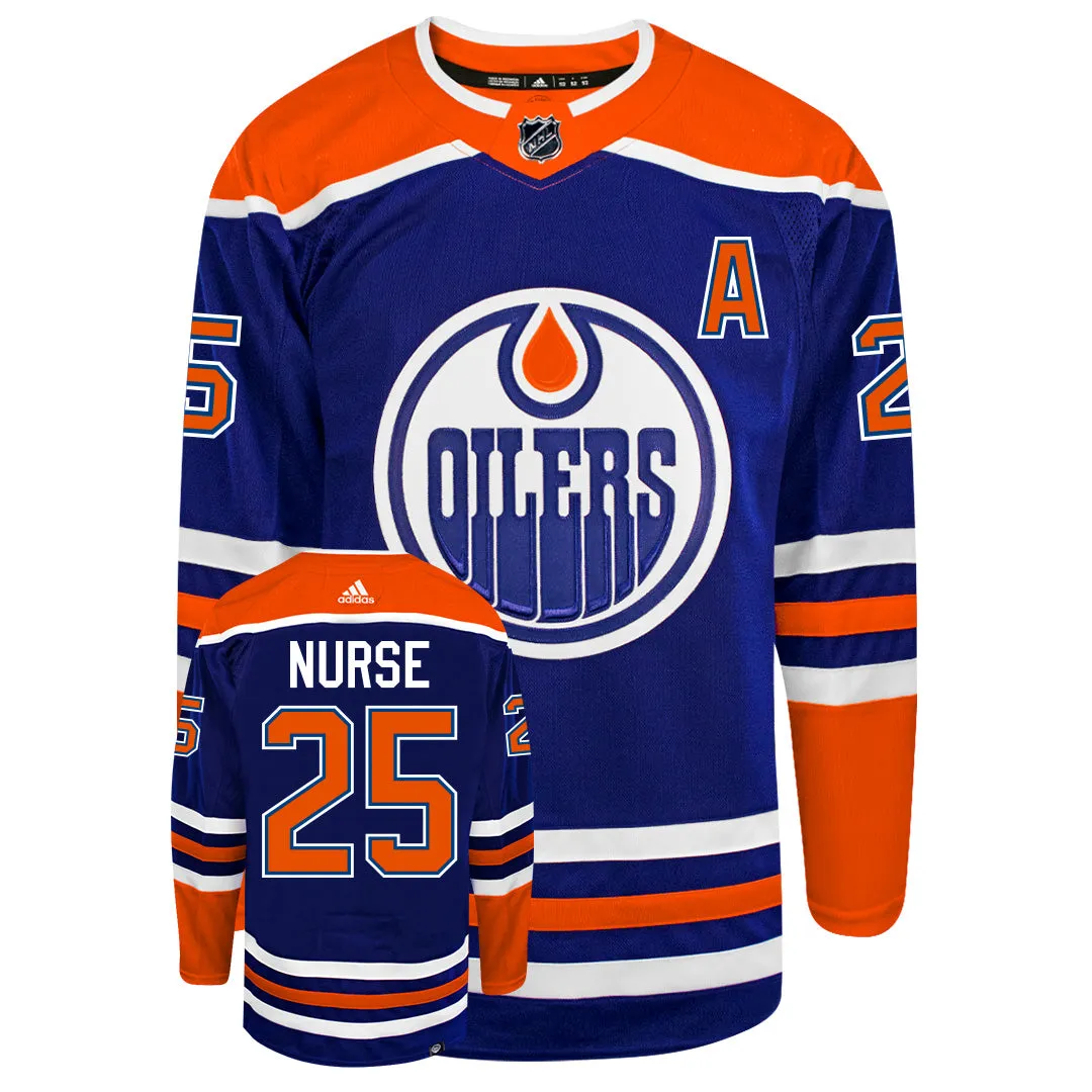 Darnell Nurse Edmonton Oilers 2022 Adidas Primegreen Authentic NHL Hockey Jersey     