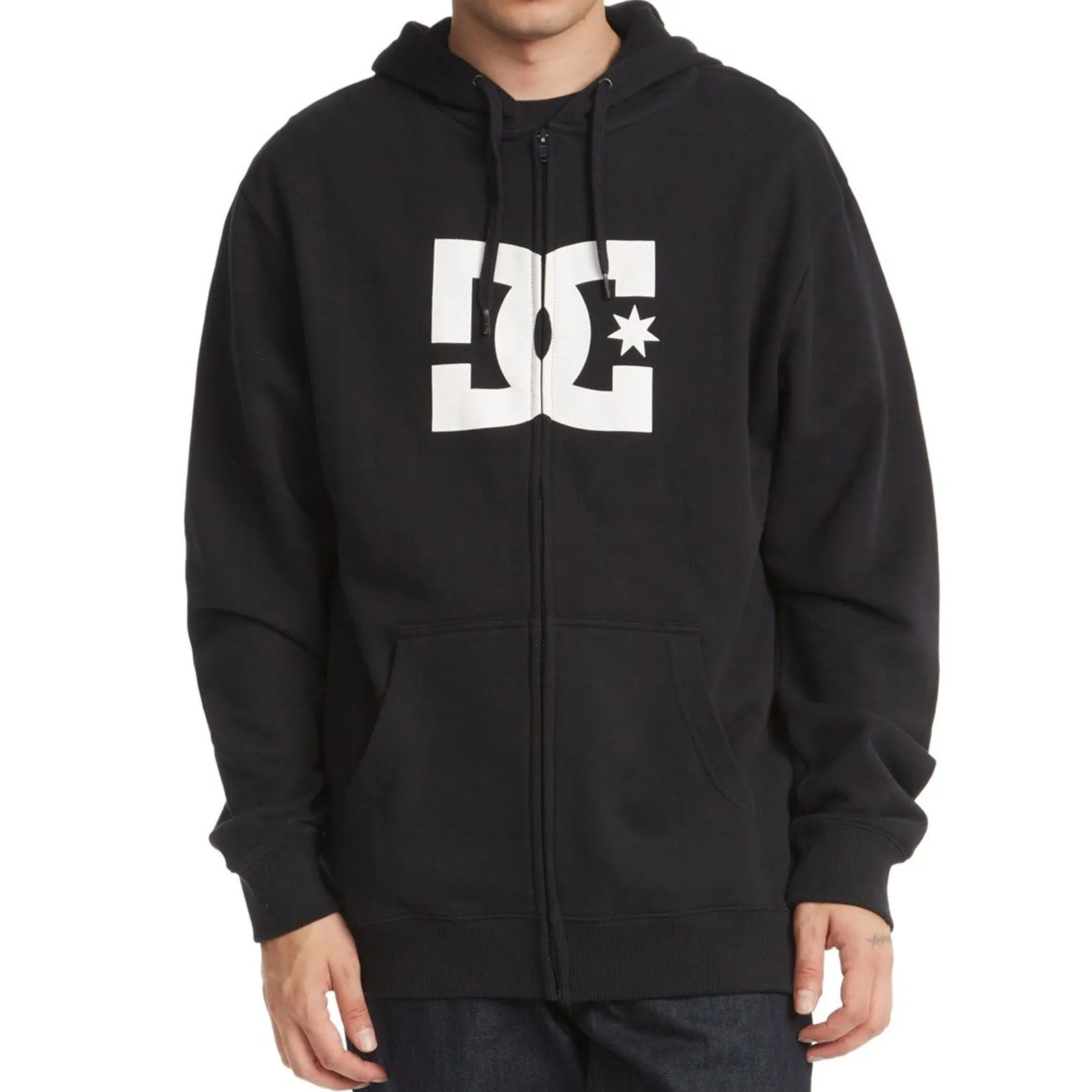 DC Shoes Mens DC Star Zip Up Hoodie