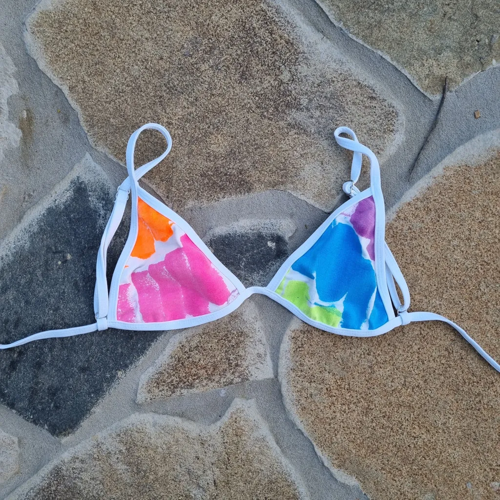 Deadstock Sponge Paint Bikini Separates