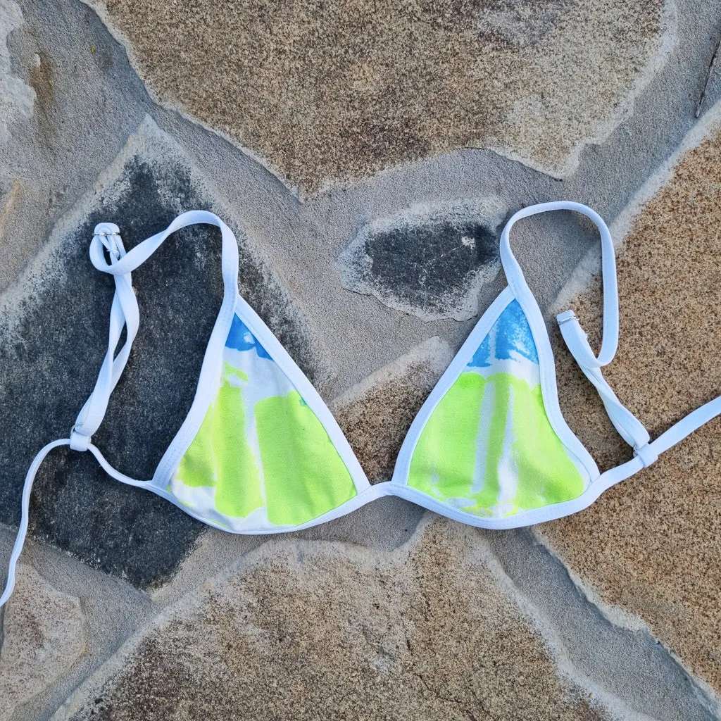 Deadstock Sponge Paint Bikini Separates