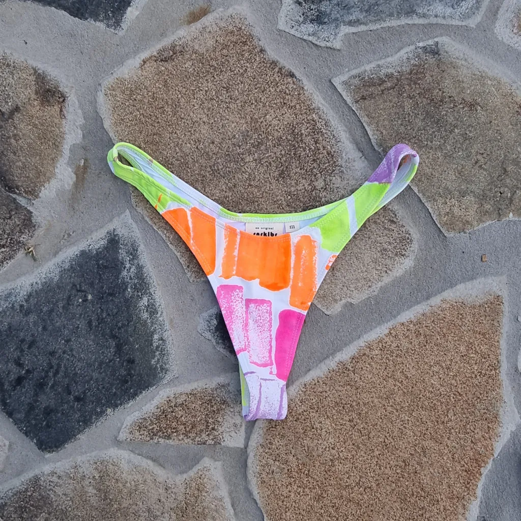 Deadstock Sponge Paint Bikini Separates