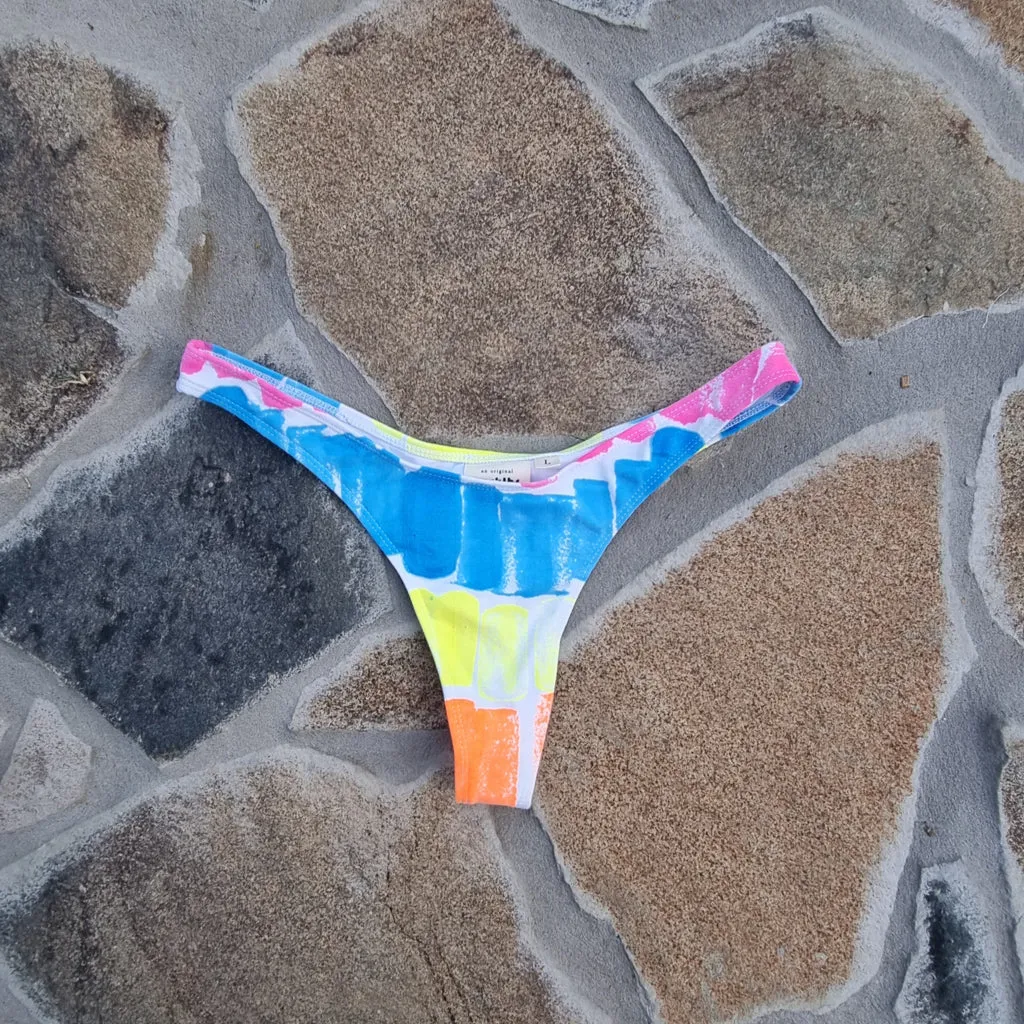 Deadstock Sponge Paint Bikini Separates