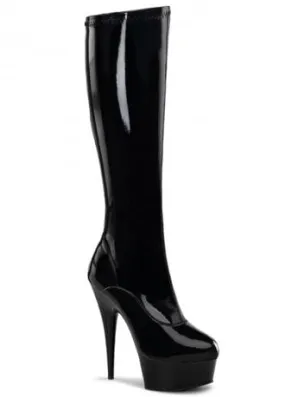 Delight 2000 Patent Knee High Boot