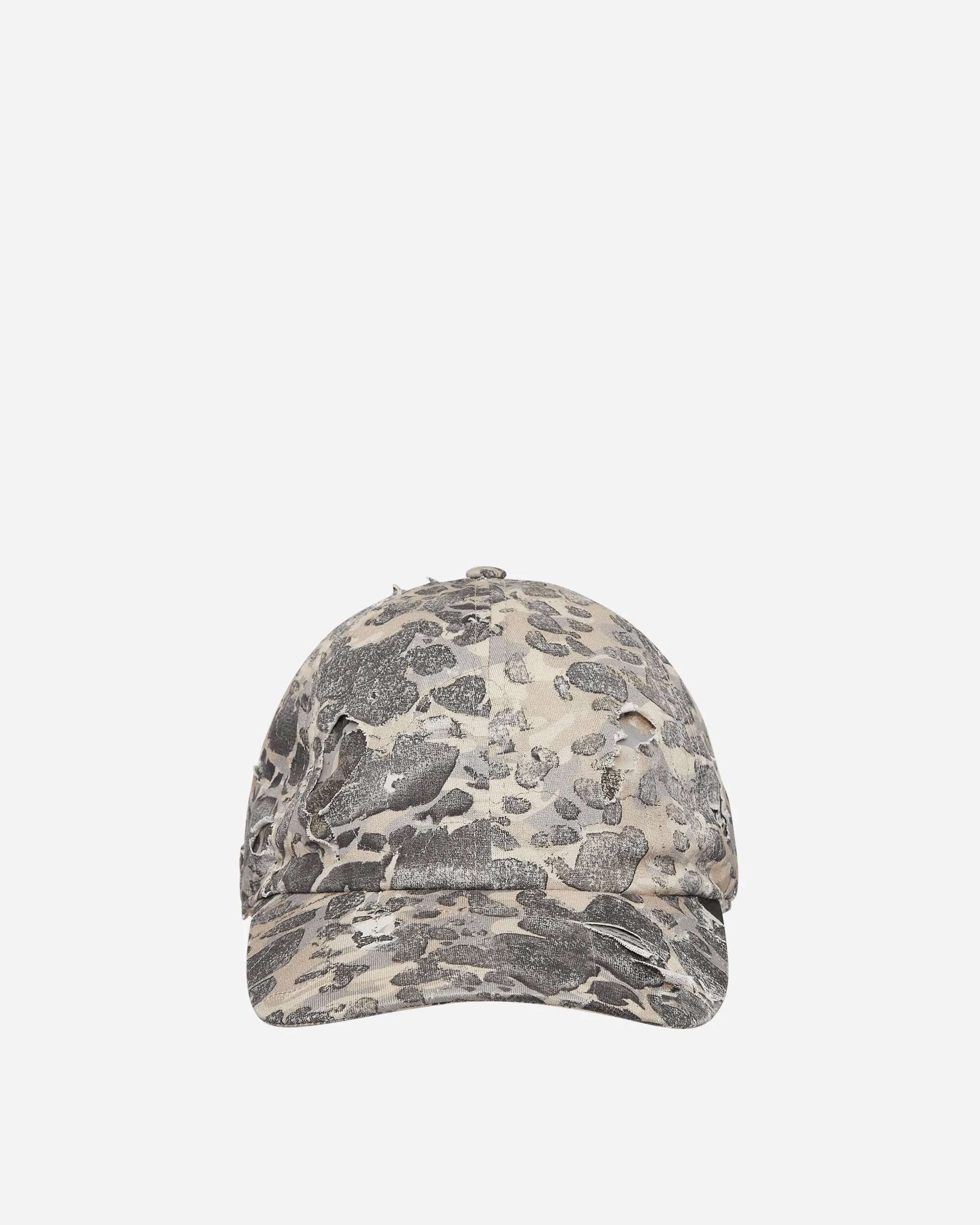 Destroyed Camo Baseball Cap Green / Beige