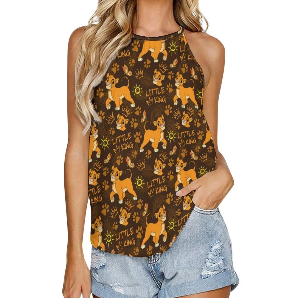 Disney Lion King Little King Women's Round-Neck Vest Tank Top