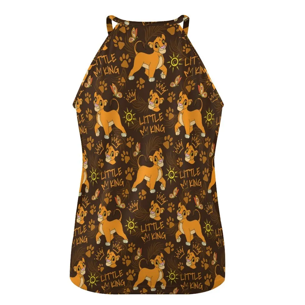 Disney Lion King Little King Women's Round-Neck Vest Tank Top