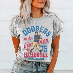 Dodgers Vintage Baseball Team Tee