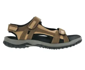 Drew Shoe Warren Tan Nubuck Orthopedic Sandals