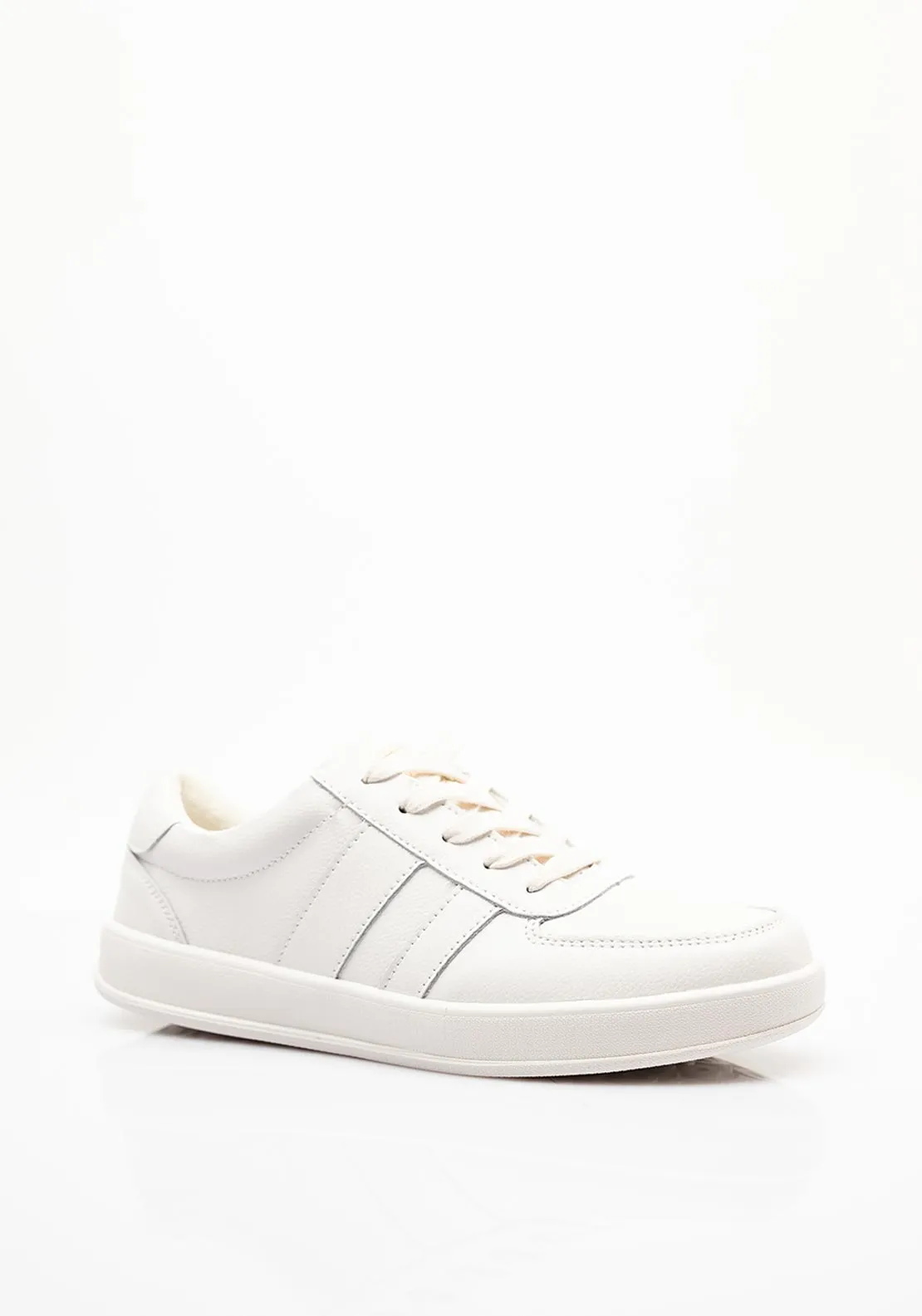 Drilleys Seventy One Lace Up Trainers, White