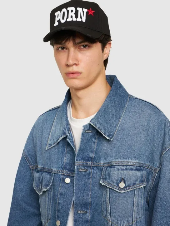 Dsquared2   Porn* cotton baseball cap 