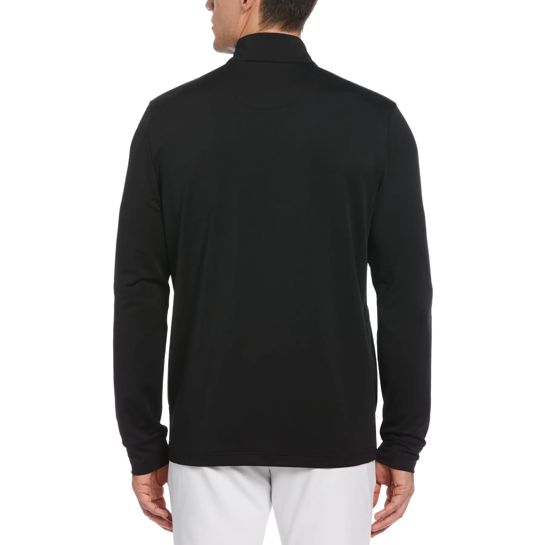 Earl 1/4 Zip Golf Sweatshirt In Caviar